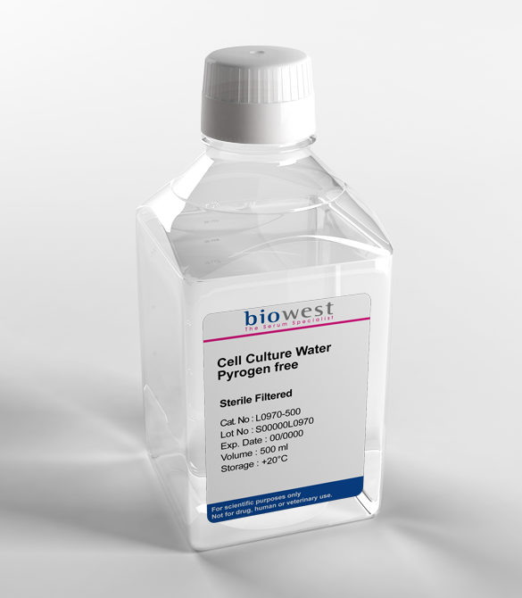 Cell Culture Water Pyrogen free
